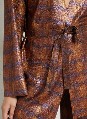 Sequin vest MOMONI Brown